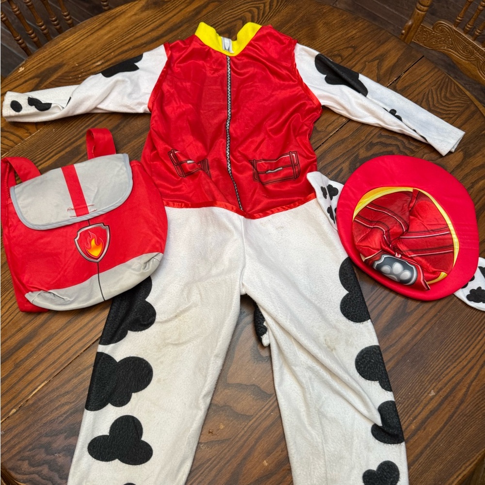 Marshall Firefighter Dalmatian Kids Costume Set